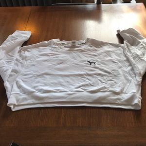 EUC PINK Crop sweatshirt Large